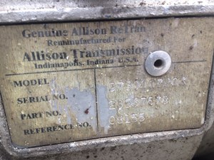 Allison 2000 SERIES (Stock # 1018)