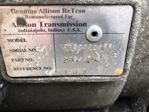 N/A Allison 2000 SERIES (Stock # 8490)
