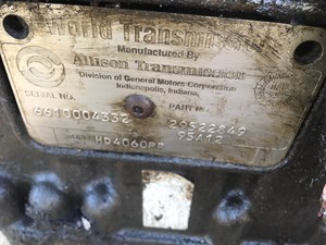 1995 Allison HD4060P (Stock # 5774)