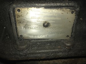 Not Available Allison MT 643 RM (Stock # 11886)