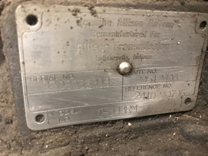 Not Available Allison MT 643 RM (Stock # 11885)