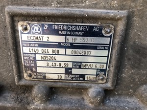 N/A ZF ECOMAT 2 (Stock # 8338)