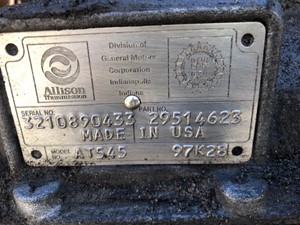 1997 Allison AT545 (Stock # 7615)