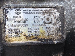 2001 Allison 2000 SERIES (Stock # 4145)