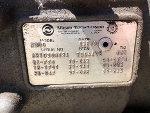 2003 Allison 2000 SERIES (Stock # 7215)
