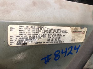 2000   (Stock # 8424)